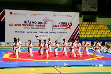 Giải Taekwondo CLB toàn quốc vượt tâm bão hướng về miền Trung