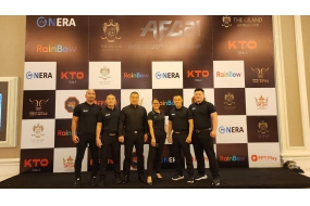Đoàn công tác Liên đoàn Võ thuật tổng hợp Việt Nam tham gia sự kiện MMA Angel Fighting Championship 21 tại The Grand Hồ Tràm, Vũng Tàu.