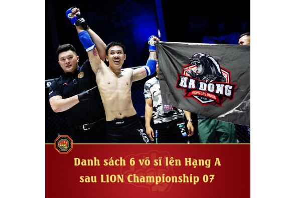 THÔNG BÁO LÊN HẠNG SAU SỰ KIỆN LION CHAMPIONSHIP 07 !!!
