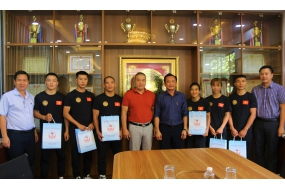Gặp mặt đoàn cán bộ, huấn luyện viên và vận động viên đội tuyển MMA Việt Nam tham dự giải MMA châu Á.