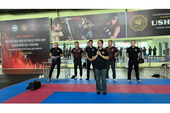 Lớp tập huấn Huấn luyện viên MMA Cấp III Quốc gia năm 2024 chính thức khép lại sau 6 ngày hoạt động