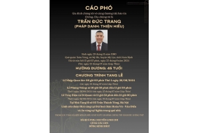 TIN BUỒN - ÔNG TRẦN ĐỨC TRANG